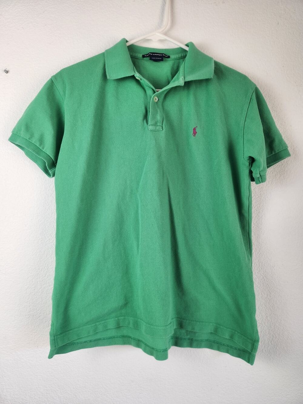 Ralph Lauren Golf Polo Shirt Short Sleeve Green Size Medium Men